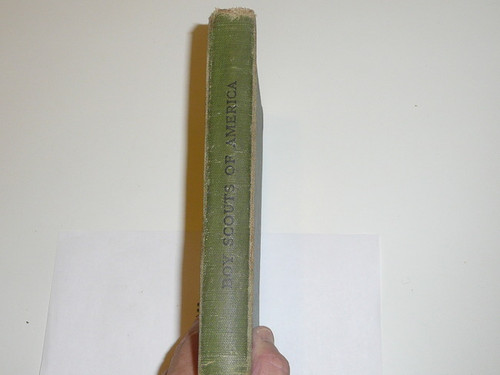 1915 Boy Scout Handbook, Second Edition, Hardbound, Title Page Missing, Some Loose Pages, Good Reading Copy