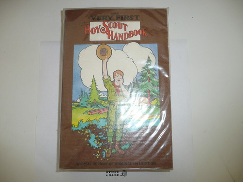 1911 Boy Scout Handbook REPRINT, 1975 printing, MINT condition