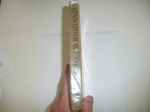 1927 Boy Scout Handbook, Second Edition, Thirty-sixth Printing, little spine but tape on right side of cover and small spot of green missing
