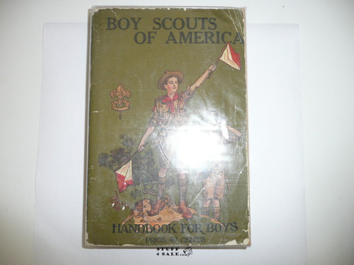 1925 Boy Scout Handbook, Second Edition, Thirty-third Printing, little spine or cover wear