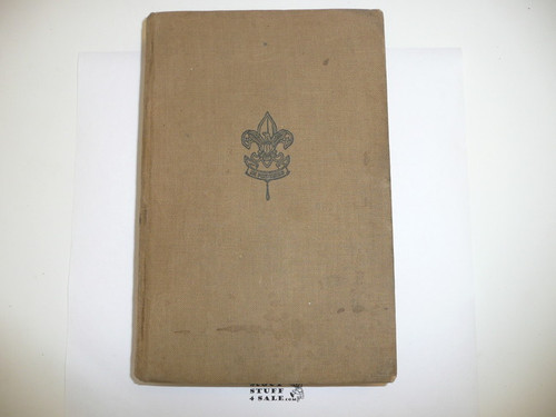 1925 Boy Scout Handbook, Second Edition, Thirty-second Printing, Canvas Hardbound (VERY RARE), near MINT