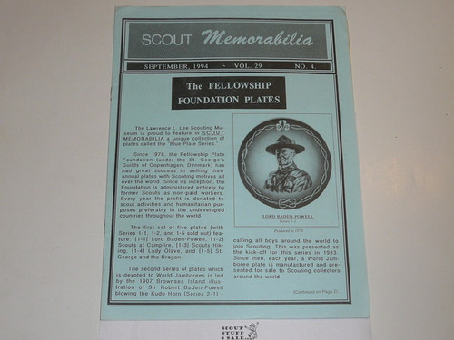 Scout Memorabilia Magazine, 1994, Vol 29 #4