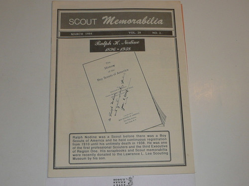 Scout Memorabilia Magazine, 1994, Vol 29 #2