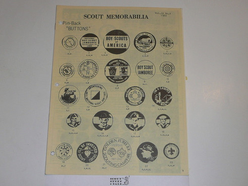 Scout Memorabilia Magazine, 1987, Vol 22 #1