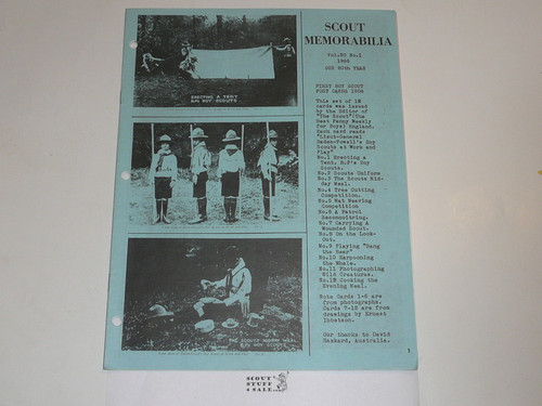 Scout Memorabilia Magazine, 1985, Vol 20 #1