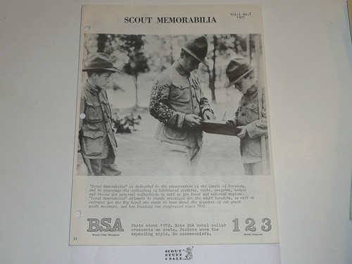 Scout Memorabilia Magazine, 1971, Vol 6 #5