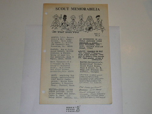 Scout Memorabilia Magazine, 1966, Vol 1 #2