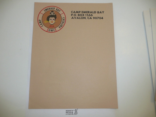 1970's Camp Emerald Bay Stationary