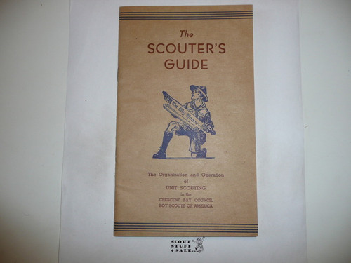 1940's CBAC The Scouter's Guide "The Organization & Operation Manual of the CBAC", 34 Pages