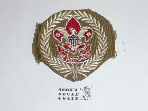 Scout Executive Patch (SE2), 1920-1938, lt use but trimmed