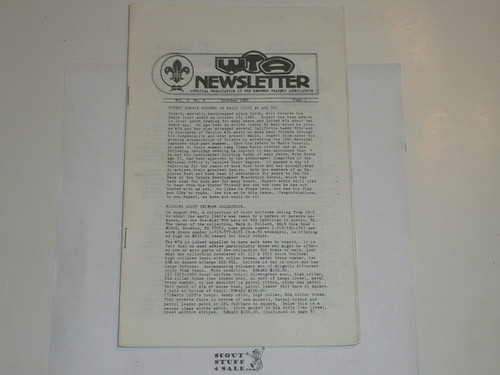 Western Traders Association Newsletter, 1981 October, Vol 9 #4