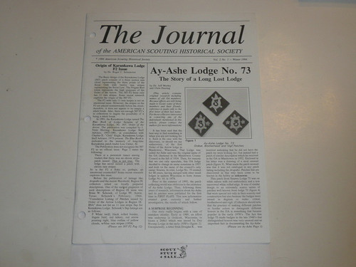 The Journal of the American Scouting Historical Society, 1994 Winter, Vol 2 #1