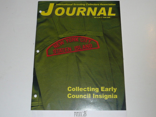 The International Scouting Collectors Association (ISCA) Journal, 2005 June, Vol 5 #2