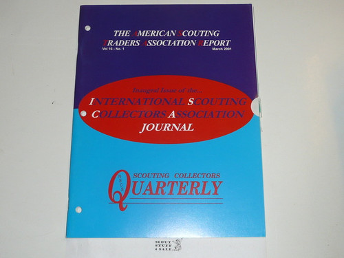 The International Scouting Collectors Association (ISCA) Journal, 2001 March, Vol 1 #1, ASTA and SCQ Merge, Innagural Issue of the ISCA Journal