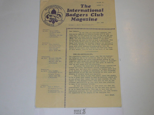 The Badgers club Magazine, 1983 July, Vol 28 #5
