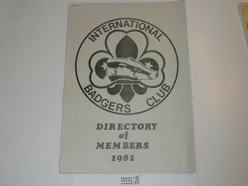 The Badgers club Magazine, 1981 Membership Directory