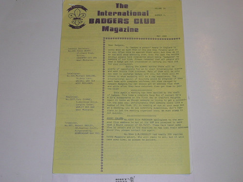 The Badgers club Magazine, 1980 May, Vol 24 #4
