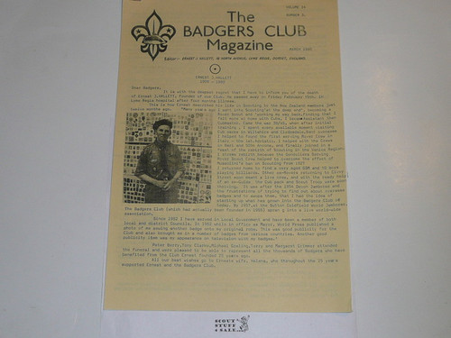 The Badgers club Magazine, 1980 March, Vol 24 #3