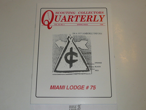 Scouting Collecters Quarterly Newsletter, 1998 Spring, Vol 20 #3