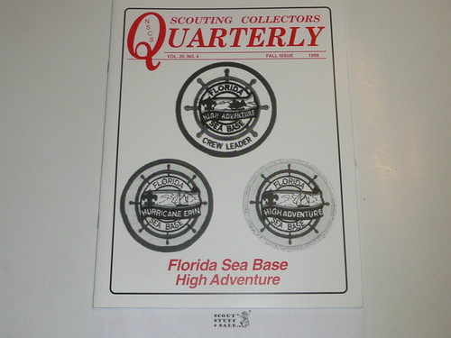 Scouting Collecters Quarterly Newsletter, 1998 Fall, Vol 20 #4