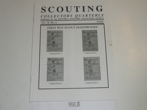 Scouting Collecters Quarterly Newsletter, 1995 October, Vol 18 #2