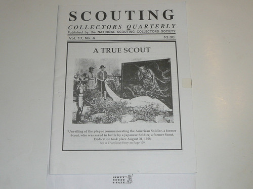 Scouting Collecters Quarterly Newsletter, 1995 May, Vol 17 #4