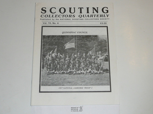 Scouting Collecters Quarterly Newsletter, 1992 July, Vol 15 #4