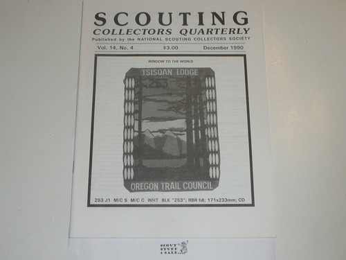 Scouting Collecters Quarterly Newsletter, 1990 December, Vol 14 #4