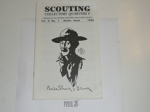 Scouting Collecters Quarterly Newsletter, 1985 Winter, Vol 9 #1