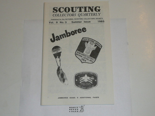 Scouting Collecters Quarterly Newsletter, 1985 Summer, Vol 9 #3