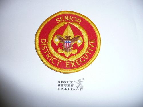 Senior District Executive Patch (SDE1), 1986-?