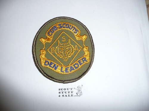 Cub Scout Den Leader Patch (C-DL1), 1967-1972