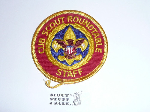 Cub Scout Roundtable Staff Patch (C-RS3), 1991-?