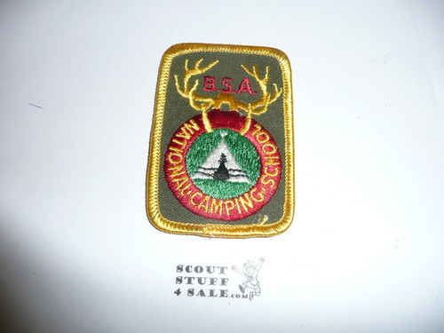 National Camp School r/e Patch, Olive twill