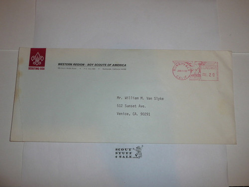 Western Region Envelope, 1983