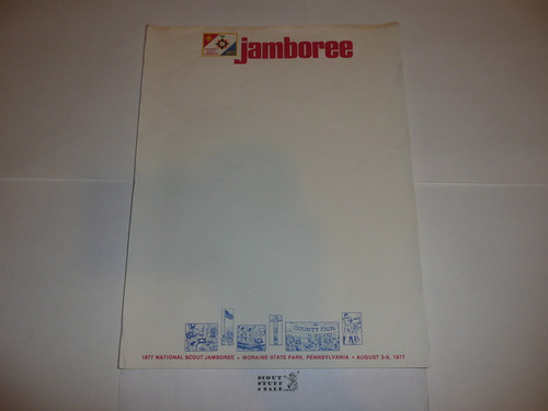 1977 National Jamboree Stationary