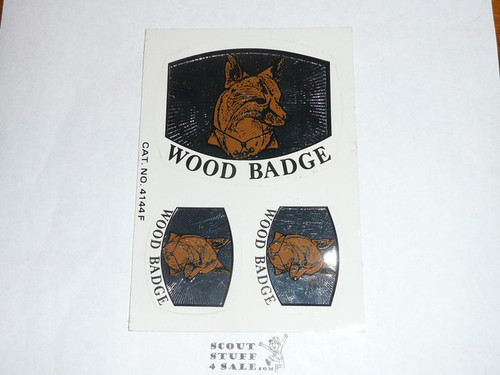 Wood Badge Fox Stickers