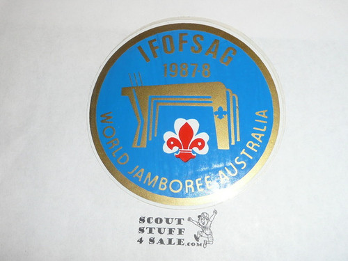 1987-88 World Jamboree IFOFSAG Sticker