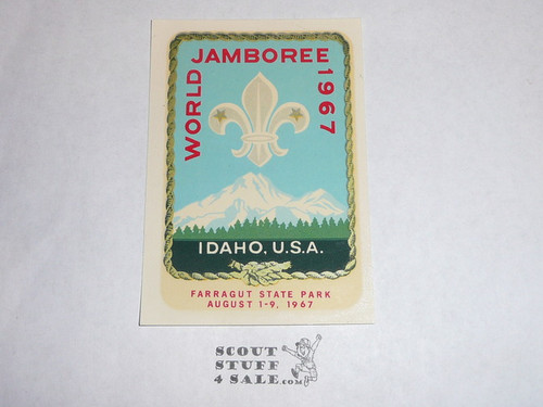 1967 World Jamboree Decal