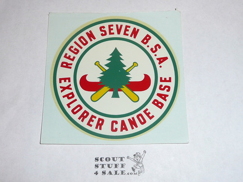 Region 7 Canoe Explorer Base Decal