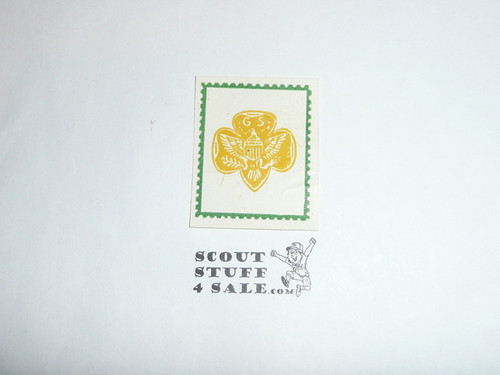 Girl Scouts Emblem Gummed Seal