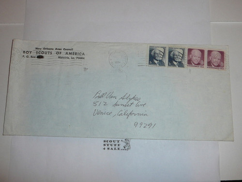 New Orleans Area Council Envelope, 1974