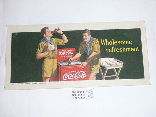 1942 Coca Cola Boy Scout Blotter