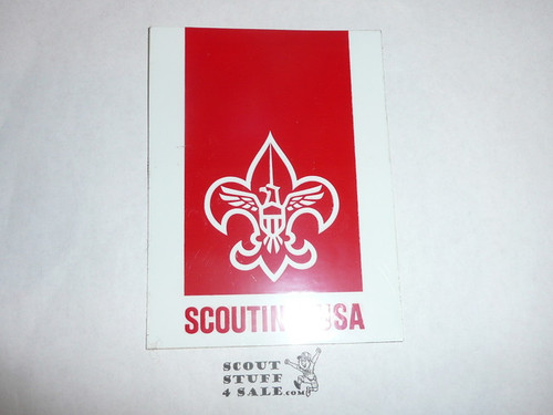 1970's Boy Scout Emblem Sticker, Scouting USA
