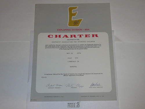 1974 Explorer Scout Post Charter, May