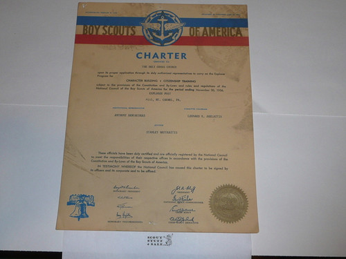1956 Explorer Scout Post Charter, November