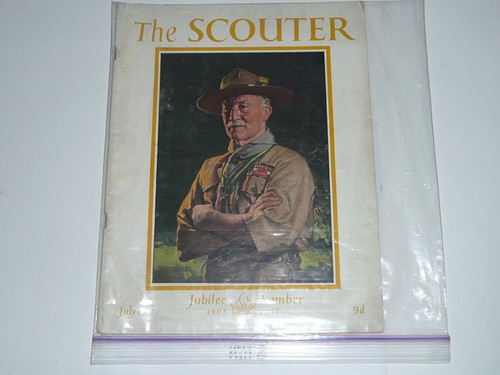 1957 Issue of The Scouter, British Magazine Celebrating BP Jubilee