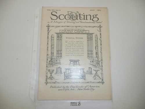 1927 May Scouting Magazine Vol 15 #5
