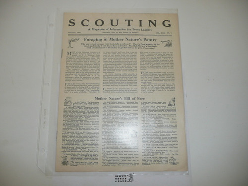1925, August Scouting Magazine Vol 13 #7