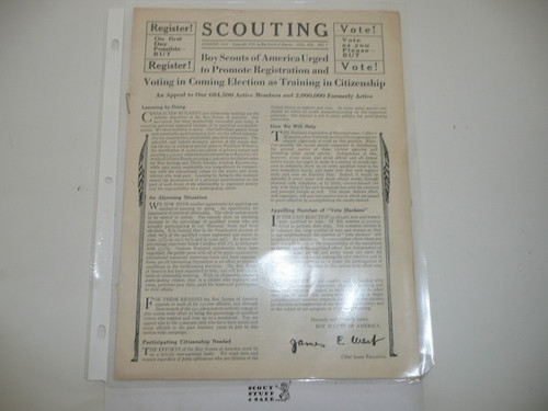 1924, August Scouting Magazine Vol 12 #7